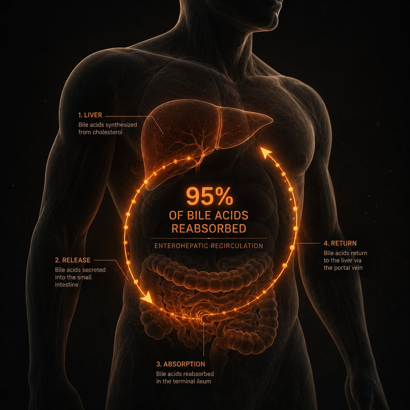 95% of Your Bile Reabsorbs — and It Doesn't Stop at the Gut