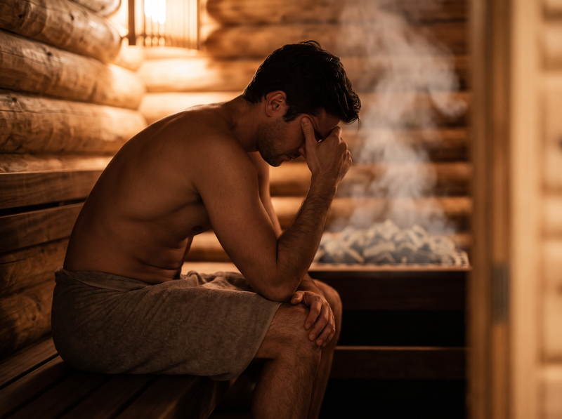 That Post-Sauna Crash Isn't 'Detox Working'