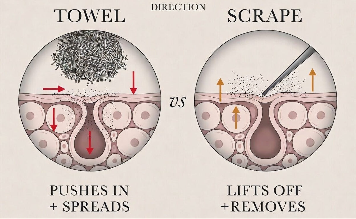 Toweling Off Sweat Instead of Removing It
