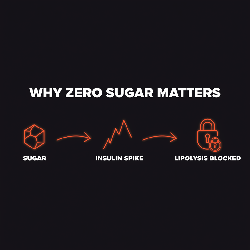 Zero Sugar Means the Mobilization Pathway Actually Stays Open